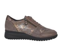 Mephisto - Zapatillas de cuero cómodas en Taupe - Shoes - Mujer - Gris - 41 EU -