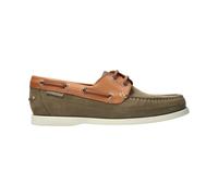 Mephisto- Zapato náutico moderno y deportivo para hombre- Shoes- Hombre- Verde- 46 EU- Zapato náutico moderno y deportivo para hombre