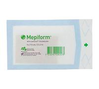 Mepiform - Apósito de silicona suave autoadhesivo para cuidado de cicatrices - 2 x 3 pulgadas - una sola hoja