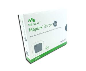MEPILEX Border Ag - Espuma estéril (7 x 7,5 cm)