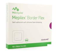 Mepilex Border Flex 10x10 cm 3 Apósitos - Curación de Heridas