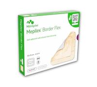 Mepilex Border Flex 15 x 15 cm, aderezo de silicona suave autoadherente, 5 unidades