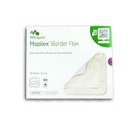 Mepilex Border Flex 15 x 15 cm, aderezo de silicona suave autoadherente, 5 unidades