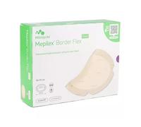 Mepilex Border Flex Oval Pansements 15x19cm 16 Unités