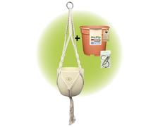 MePla - Juego - Semáforo Macramé Natural Beige - SK Soendgen Keramikübertopf Basilea ø19 Madre Perla + Pote de Cultura ø18 Ambiente
