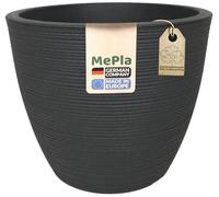 MePla Maceta Milano - Maceta redonda - resistente a la intemperie - Maceta resistente a los rayos UV - Maceta - Maceta - Maceta - Ø 58 - antracita