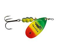 Mepps Aglia Tiger - Cucaracha de pesca, color verde, amarillo y rojo Talla:5 / 11,00g