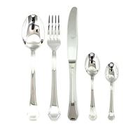 MEPRA 101722030M Cellini Moka - Cubertería (30 Piezas), Color Plateado