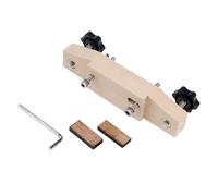Meprotal Luthier Tools - Abrazadera de puente de guitarra de arce macizo con junta de corcho y llave en L para accesorios de reparación de puente de guitarra clásica/acústica