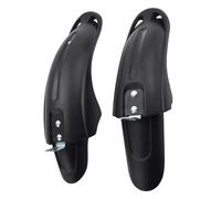 Mequou Juego de guardabarros para bicicleta de montaña, juego de guardabarros ajustable, guardabarros delantero y trasero, ampliado y engrosado para bicicleta de montaña, bicicleta de carretera