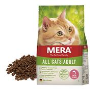 MERA Cats All Cats Adult Salmón - Alimento seco para Gatos Adultos - Sin Cereales y sostenible - Alimento seco para Gatos con Alto Contenido de Carne, 10 kg