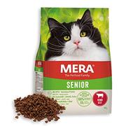 mera Cats Senior - Alimento seco para Gatos sensibles, sin Cereales y sostenible, con Alto Contenido de Carne, 2 kg