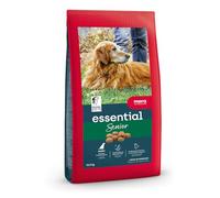MERA Essential Senior Comida Seca para Perros de 2 kg | Alimento seco para Perros Mayores de Todas Las Razas y tamaños | Omega-3 y Omega-6 para Piel y Pelo Brillante | Dry Dog Food