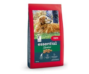 MERA Essential Senior Comida Seca para Perros de 2 kg | Alimento seco para Perros Mayores de Todas Las Razas y tamaños | Omega-3 y Omega-6 para Piel y Pelo Brillante | Dry Dog Food