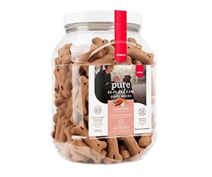 MERA Pure Sensitive Goody Snack, golosinas saludables para Perros sensibles, golosinas para Perros de salmón y arroz, Aperitivos para Perros sin Gluten para Entrenamiento (600 g)