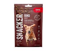 MERA Snacker Rind (1 x 200 g), sin Cereales, golosinas Suaves para Perros para Entrenamiento o como Aperitivo, sabrosas golosinas carnosas para Todos los Perros