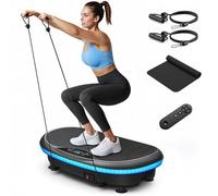 MERACH CV55 Avanzado 4D Plataforma Vibratoria | 7 Modos de Vibración, 120 Niveles de Velocidad, 5 Programas Inteligentes, Altavoz Bluetooth, Ideal Para Entrenar en Casa