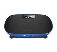 MERACH Plataforma Vibratoria, Potente Plataforma Vibración Muscular para Musculación y Moldeado, Control Automático de Velocidad, Altavoz Bluetooth Incorporado (Azul)