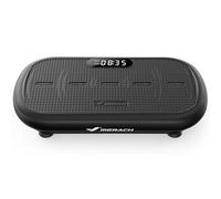 MERACH Potente Plataforma Vibratoria para Entrenamiento y Musculación, 13 mm de Amplitud, 200 kg de Capacidad de Peso, Pedal de Silicona, Altavoz Bluetooth Integrado (Negro)