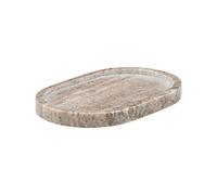 Meraki Bandeja Meraki ovalada beige 12.5x19.5 cm
