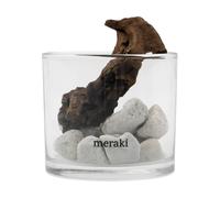 Meraki Difusor Meraki de piedra de lava y madera Blanco