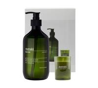 Meraki Set de regalo Meraki jabón de manos y vela perfumada Anti-olor-green herbal