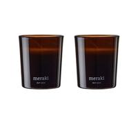 Meraki Velas perfumadas 12 horas Meraki 12. 2-pack Dark wood