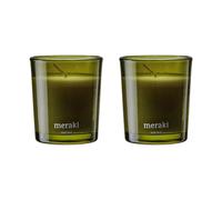 Meraki Velas perfumadas 12 horas Meraki 12. 2-pack Oud leaf