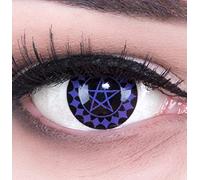 Meralens lentes de contacto" Black Butler" con caja de lente + todo en una solución (60 ml) - (1 x 2 piezas) Envío