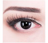 Meralens - Lentes de Contacto"Black Out" con GRATIS caja de lente + Potencia óptica (1x2piezas) Fun - Crazy Envío