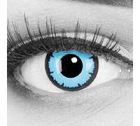 Meralens lentes de contacto" Sky Demon" con caja de lente + todo en una solución (60 ml) - (1 x 2 piezas) Envío