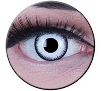 Meralens - Lentes de Contacto"White Zombie" con caja de lente (1x2piezas) Fun - Crazy Envío