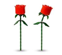 MeraPrime Rosa Eterna, Regalos Mujer, Kit Manualidades Adultos, Bloques de Construcción, Construcciones para Adultos, Flores Construcción, Regalo Madre, Compatible con Lego Flowers