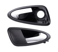 Merautop SJ 2 unidades de manija de puerta de coche delantera izquierda derecha interior manija de puerta interior ABS antideslizante coche manija interior repuesto para Ibiza IV 6J5 6P1 6J 6P 6J8 6P8