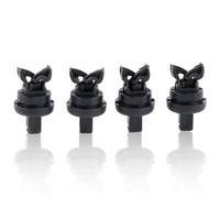 Merautop SJ 4 clips de fijación de repuesto para maletero Clio II Laguna II, clips de fijación para cubiertas de maletero, plástico negro 7705099001 8200675047 1606854680