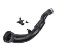 Merautop SJ Manguera de aspiración intercooler con sensor de repuesto para 1er F20 F21 2er F22 F23 F87 3er F30 F31 F34 F80 4er F32 F82 F33 F83 F36 X3 F25 X4 F26 accesorios para coche 37176 04033 13 71