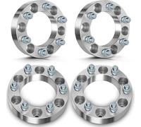 Merautop SJ Separadores de ruedas de 4 piezas con 6 pernos de 139,7 mm y 38 mm para T-Yota, Honda Passport, Mitsubishi Montero, Land Cruiser, 4Runner, Lexus, Isuzu, FJ Cruiser, Hilux y Dodge