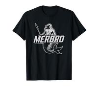 Merbro Humor Sirena Natación Divertido Camiseta