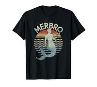 Merbro Humor Sirena Natación Divertido Camiseta