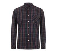 Merc of London Neddy Shirt Camisa, Azul Marino, XL para Hombre