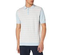 Merc of London Austin - Polo para Hombre, Boy Blue, L