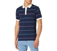 Merc of London Bailey - Polo para Hombre, Azul Marino, L