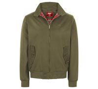 Merc of London Blouson Harrington Avec doublure en Tartan Chaqueta, Olive, M para Hombre