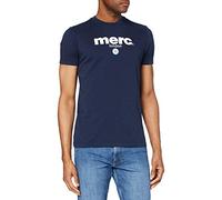 Merc of London Brighton T-Shirt Camiseta, Azul Marino, L para Hombre