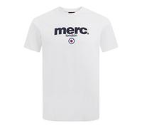 Merc of London Brighton T-Shirt Camiseta, Blanco, XL para Hombre