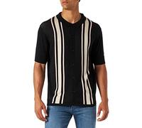 Merc of London Edenbridge Sudadera Polo, Black, Small de los Hombres