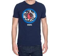 Merc of London Granville T-Shirt Camiseta, Azul Marino, XXL para Hombre