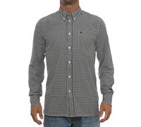 Merc of London Japster Shirt Camisa, Negro, S para Hombre