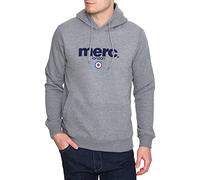 Merc of London Pill, Hooded Sweatshirt Sudadera, Gris (Mineral Marl), Medium para Hombre