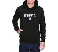 Merc of London Pill, Hooded Sweatshirt Sudadera, Negro, S para Hombre